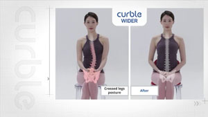 カーブル Wider - Posture Before and After